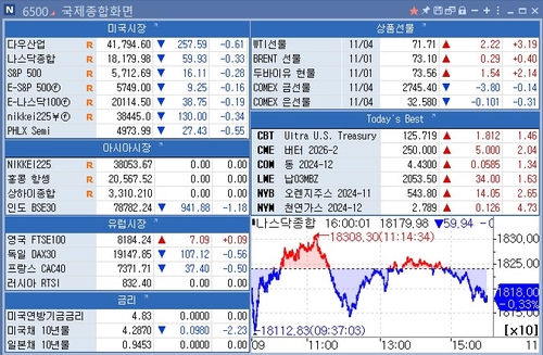 [뉴욕 마켓 브리핑](11월5일)