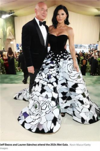 [딜링룸 백브리핑] 제프 베이조스, 멧갈라서 베스트 드레서 뽑혀 - 뉴스 썸네일 이미지