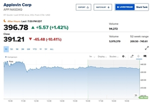 앱러빈, 이커머스 지출 둔화 우려에 10% 급락