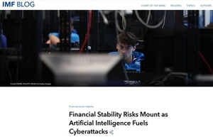 '앤트로픽 AI 모델의 충격'…IMF, "금융시스템 체계적 위험 우려"