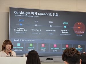 금융사 보고서도 뚝딱…AWS, AI 부사수 '아마존 퀵'으로 韓 공략